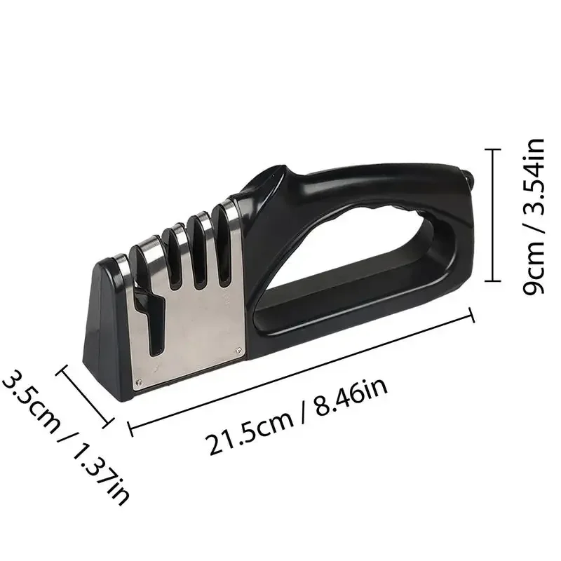 Sb5cb04025aed47fa93360e3ba98371e7H.webp Kitchen 4 Segment Knife Sharpener Multifunctional Portable Non-slip Base Knife Sharpener Household Kitchen Gadgets Accessories