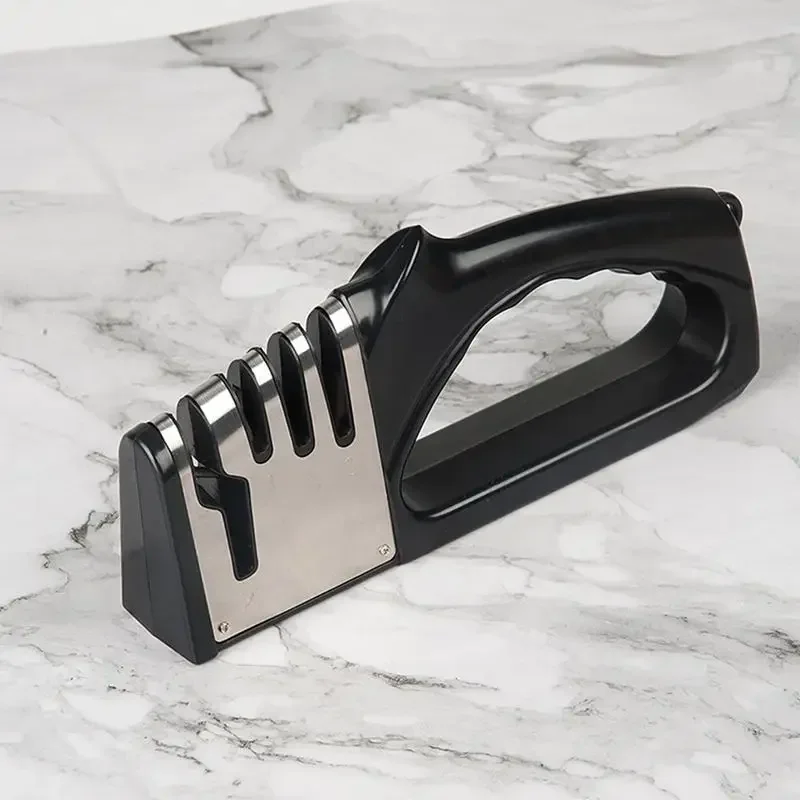 Sb85723afb4044e6e9f0e6df306d4862cx.webp Kitchen 4 Segment Knife Sharpener Multifunctional Portable Non-slip Base Knife Sharpener Household Kitchen Gadgets Accessories