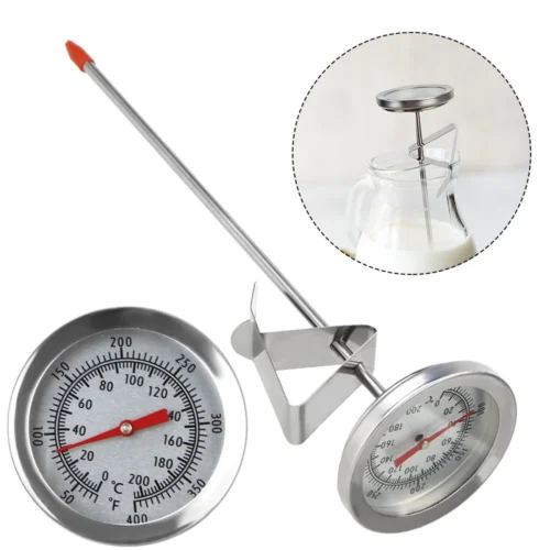 Sb9fc0b5e2114488e8e49c2802e7ab709W.webp Kitchen Tools 0~200℃ Cooking Temperature Meter Stainless Steel Probe Thermometer Milk Coffee Food Meat Gauge