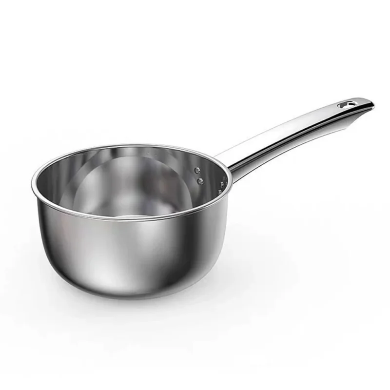 Sc48dcd2d418f4994b51d02479b6a9487F.webp Stainless Steel Uncoated Nonstick Saucepan Household Milk Cooking Pot Frying Pan Induction Cooker Gas Stove Kitchen Utensils