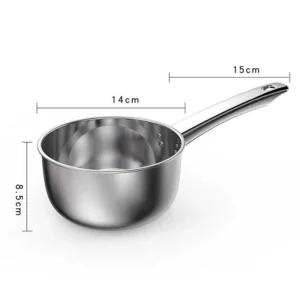 Sc5ac6ae80b3b4fc18f0a48c1d12051dcI.webp Stainless Steel Uncoated Nonstick Saucepan Household Milk Cooking Pot Frying Pan Induction Cooker Gas Stove Kitchen Utensils