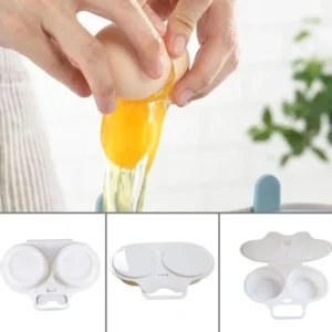 Food Grades Plastic Microwave Cooking Eggs Steamer Convenient Kitchen Cooking Mold Egg Poacher Kitchen Gadgets Fried Egg Tool