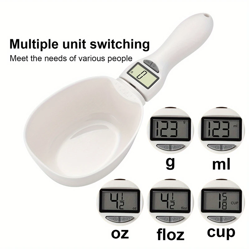 Sc7653bcd6d7d49778f15999a56ded660f-1.webp Kitchen Digital Food Measuring Spoon Scale Pet Food Measuring Spoon Scale Suitable For Cat And Dog Food Measuring Flour Spoon 