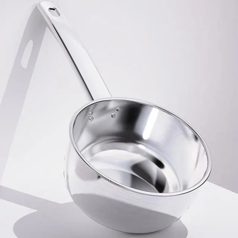 Scc6026a1768946449ac927c2f273383cw.webp Stainless Steel Uncoated Nonstick Saucepan Household Milk Cooking Pot Frying Pan Induction Cooker Gas Stove Kitchen Utensils