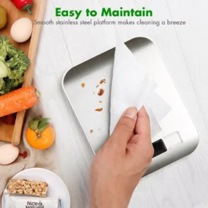 Sd1da079f18dc4d6c95174b51fdb7857f8.webp 5kg/1g Multifunction Electric Digital Kitchen Food Scale LCD Display, High Precise Waterproff Measuring Scale Stainless Steel