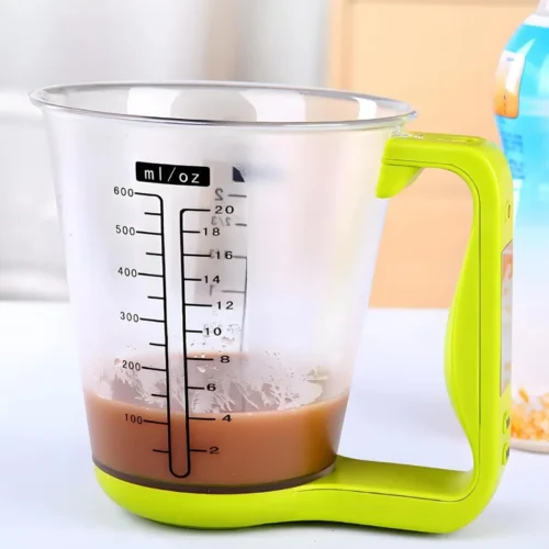Sd5a81817fc854c27b724f127f83ac0a0X.webp Kitchen Scales with LCD Display 1000g/1g Measuring Cup Kitchen Mixing Bowl Temperature Measurement Cups Kitchen Baking Tools