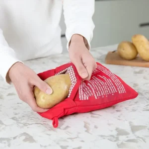 Sdd102a5a8ca147188d3c5b50ad2436c3T.webp Kitchen Supplies Microwave Potato Bag Baked Potato Bag Red Pouch Cooking in Just 4 Minutes Cooker Bag Potato Bags Kitchen Tools