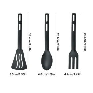 Kitchen Tool Set Nylon Cooking Tools Set Sturdy Cutlery Kit With Non-Stick Spatulas Comfortable Handle Cookware Accessories