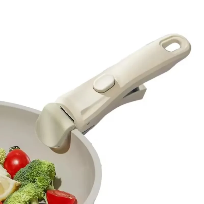 Cookware Anti-Scalding Removable Pot Handle Universal Portable Detachable Frying Pan Handle Ergonomic Pot Replacement Clip Dish