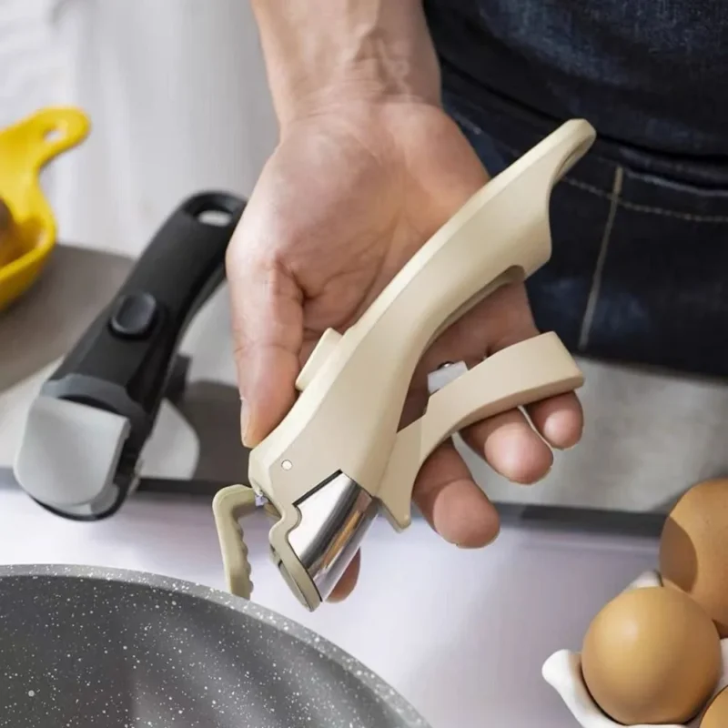 Cookware Anti-Scalding Removable Pot Handle Universal Portable Detachable Frying Pan Handle Ergonomic Pot Replacement Clip Dish