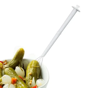 Seabfb9c041844b4ebce47cacffb54728i.webp Pickle Picker Multifunction Pickle Fork Food Grabber Tools For Pickle Pincher Olive Pepper Clean And Easy To Use Kitchen Clips