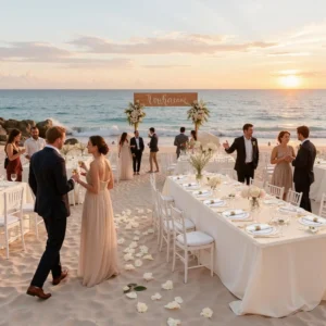 Seda3ec55130e44a089f1406f59b643b1w.webp 350Piece Gold Dinnerware Set for 50 Guests - Gold Plastic Plates with Disposable Cutlery Include:50Dinner Plates-50Dessert Plate