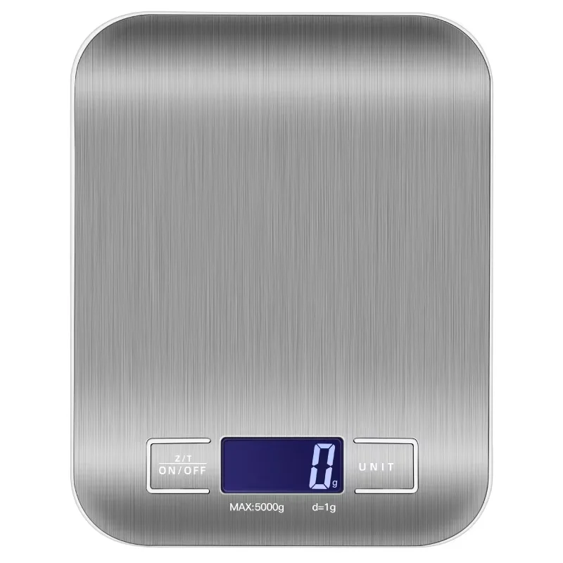 See2e0ee8f66743119a6371a71b2ea18f8.webp 5kg/1g Multifunction Electric Digital Kitchen Food Scale LCD Display, High Precise Waterproff Measuring Scale Stainless Steel