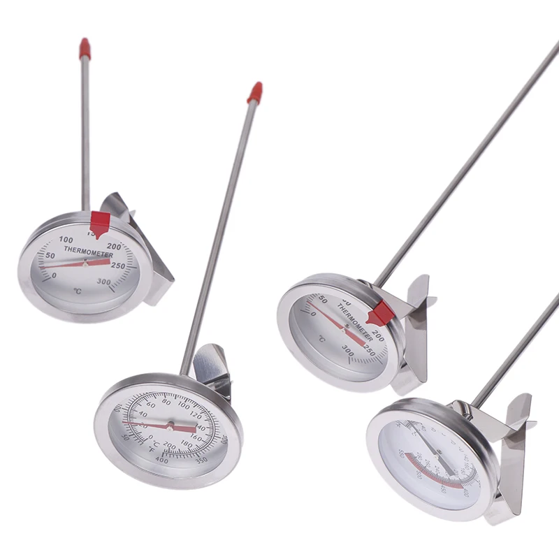 Kitchen Tools Stainless Steel 0~200℃/20～280℃/0～300℃ Cooking Temperature Meter Probe Thermometer Milk Coffee Food Meat Gauge