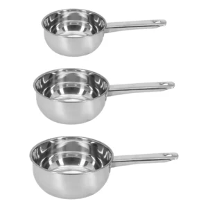 Sf5969ff8b41340a79c74d39e280c07eb1.webp Stainless Steel Uncoated Nonstick Saucepan Household Milk Cooking Pot Frying Pan Induction Cooker Gas Stove Kitchen Utensils