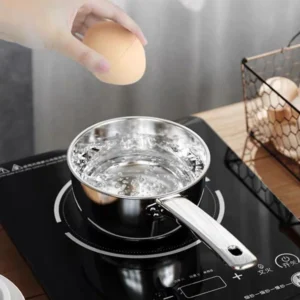 Sf5f7b34c693747c1b2b34ce0e8fab2cdB.webp Stainless Steel Uncoated Nonstick Saucepan Household Milk Cooking Pot Frying Pan Induction Cooker Gas Stove Kitchen Utensils