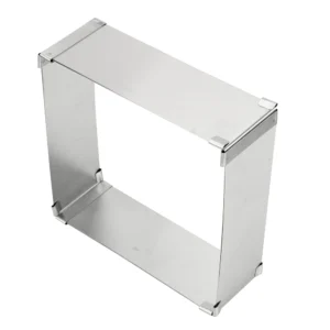 Sf7629bfb56394665814936d2f66b063cs.webp Bakeware Stainless Steel Adjustable Mousse Ring DIY Cake Decorating Mould Square Cake Mold Dessert Baking Tool