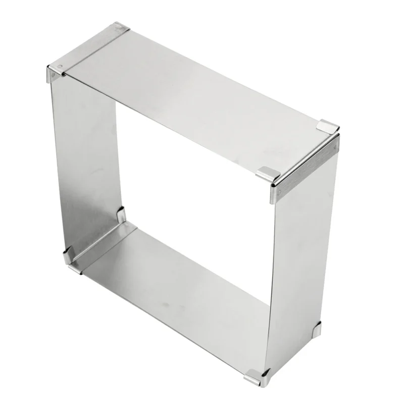 Sf7629bfb56394665814936d2f66b063cs.webp Bakeware Stainless Steel Adjustable Mousse Ring DIY Cake Decorating Mould Square Cake Mold Dessert Baking Tool