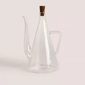 Glass Oil Dispenser Bottle for Kitchen Large Capacity Olive Oil Pourer Leak-proof Soy Spout Cooking Kitchen Storage Container