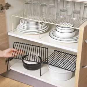 Iron Kitchen Storage Rack Closet Shelf Dish Drying Rack Spice Jars Holder Seasoning Bottles Shelves Spice Rack Kitchen Organizer