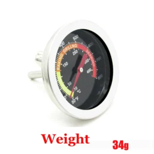 Sfa9ecb98a11d4fc49b8d644a3399f6d4j.webp 52mm 10℃-400℃ Kitchen Cooking Thermometer Meat Food Temperature Test Meter for Oven BBQ Grill with Probe Heat Barbecue