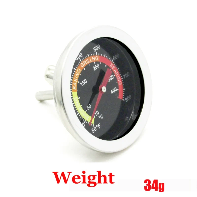 Sfa9ecb98a11d4fc49b8d644a3399f6d4j.webp 52mm 10℃-400℃ Kitchen Cooking Thermometer Meat Food Temperature Test Meter for Oven BBQ Grill with Probe Heat Barbecue