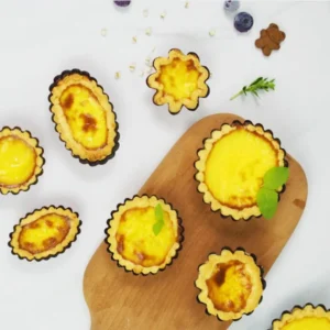 Sfaff127be7c64c5b9d44e7ae2d67b4fb8.webp Bakeware Carbon Steel Egg Tart Molds Non-stick Mini Cake Mold Reusable Creative Tartlet Baking Mold Home
