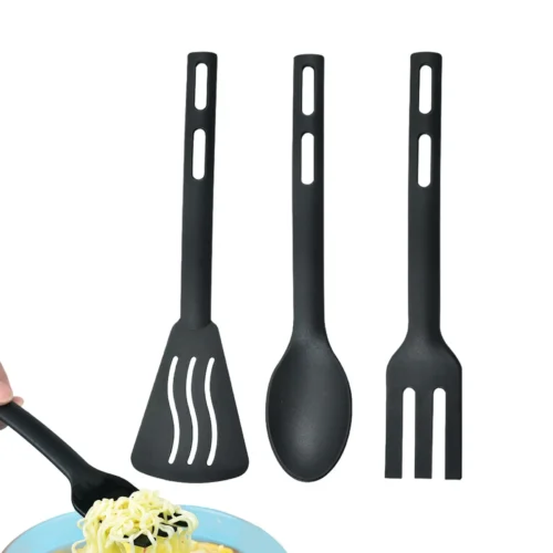 Sfd08162561704056aae5beb90b15a0c8J.webp Kitchen Tool Set Nylon Cooking Tools Set Sturdy Cutlery Kit With Non-Stick Spatulas Comfortable Handle Cookware Accessories