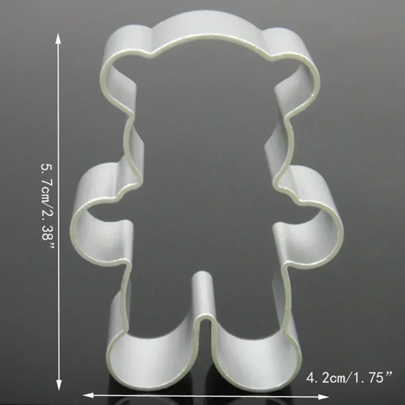 Kitchen Baking Creative Small Tools Metal Alloy Cake Cookie Bakeware Mould Fondant Cookie Cutters Biscuit Mold Diy Little Bear