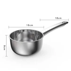 Sff837d02773f4d4088dd20e2513baa5bI.webp Stainless Steel Uncoated Nonstick Saucepan Household Milk Cooking Pot Frying Pan Induction Cooker Gas Stove Kitchen Utensils
